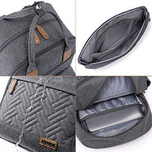 Load image into Gallery viewer, Large Unisex Waterproof Diaper Bag Backpack - Dark Gray
