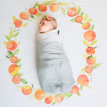 Load image into Gallery viewer, Grey Stone - Organic Swaddle Blanket
